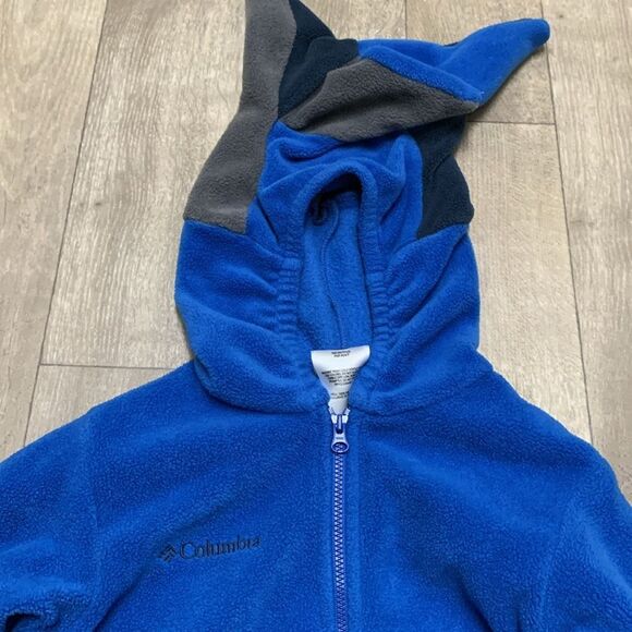 Boys Columbia Baby Bunting Full Zip Winter Snow Cold Fleece‎ Snowsuit - Picture 3 of 6